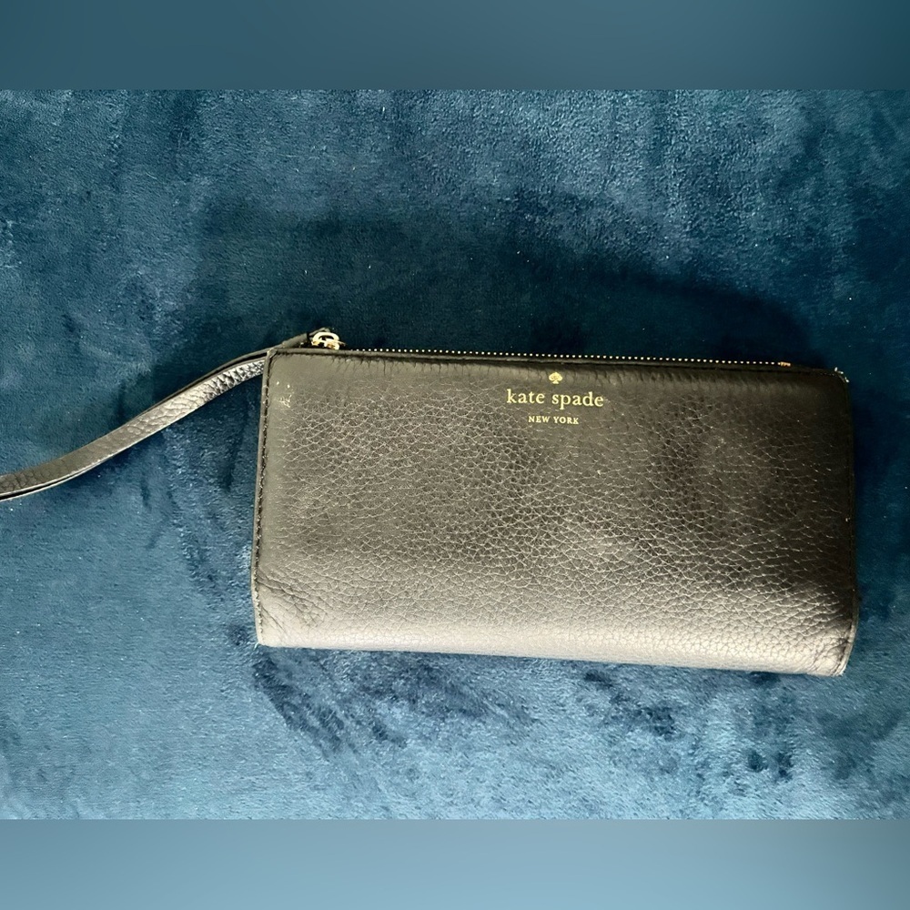 Kate Spade Black Leather Wallet Clutch - Picture 14 of 14